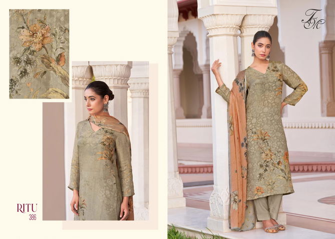 Ritu By T And M Viscose Jacquard Printed Salwar Kameez Wholesale Shop In Surat